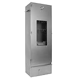 Grafner XXL Räucherofen mit 6 Etagen, Sichtfenster und Thermometer, legierter Stahl, 12x Haken, Räucherschrank zum Heißräuchern und Kalträuchern, Smoker für Fisch Fleisch Käse Gemüse